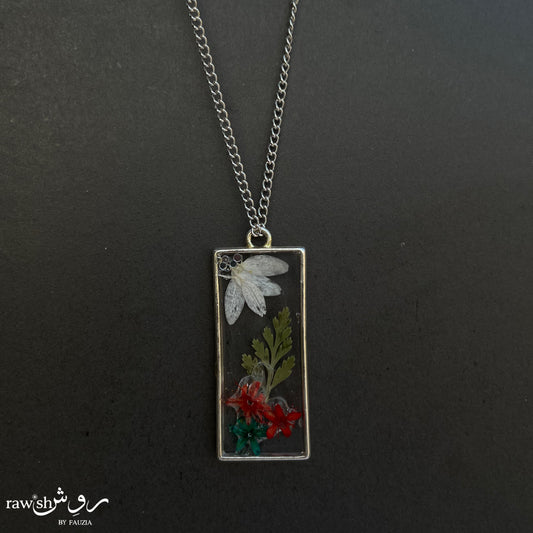 Floral Bar Shaped Pendant