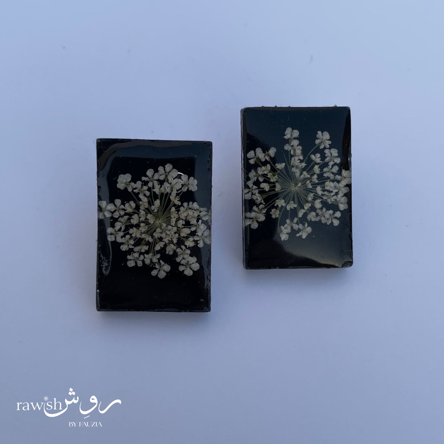 Black Ultimate Floral earrings