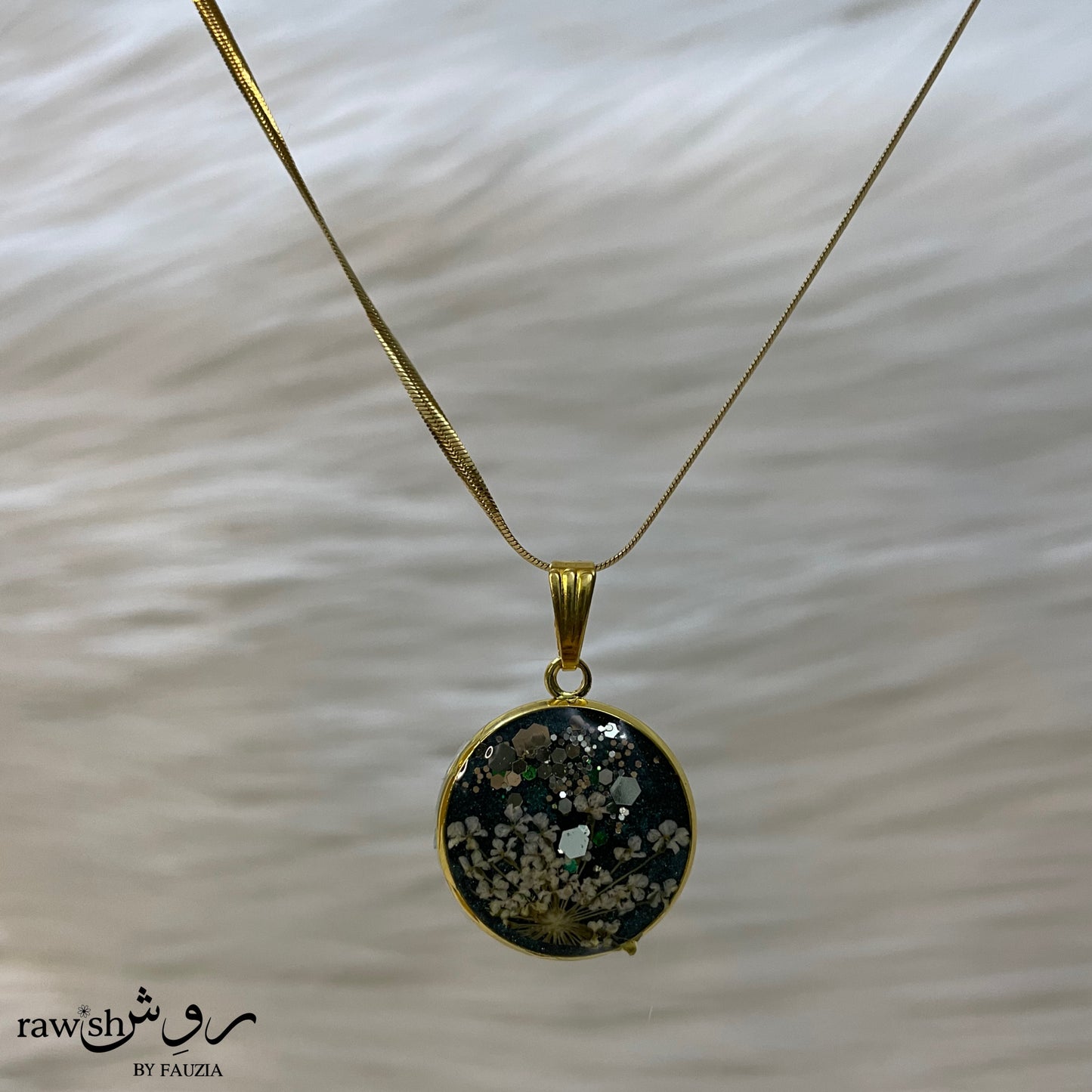 Classic Royal green floral Pendant