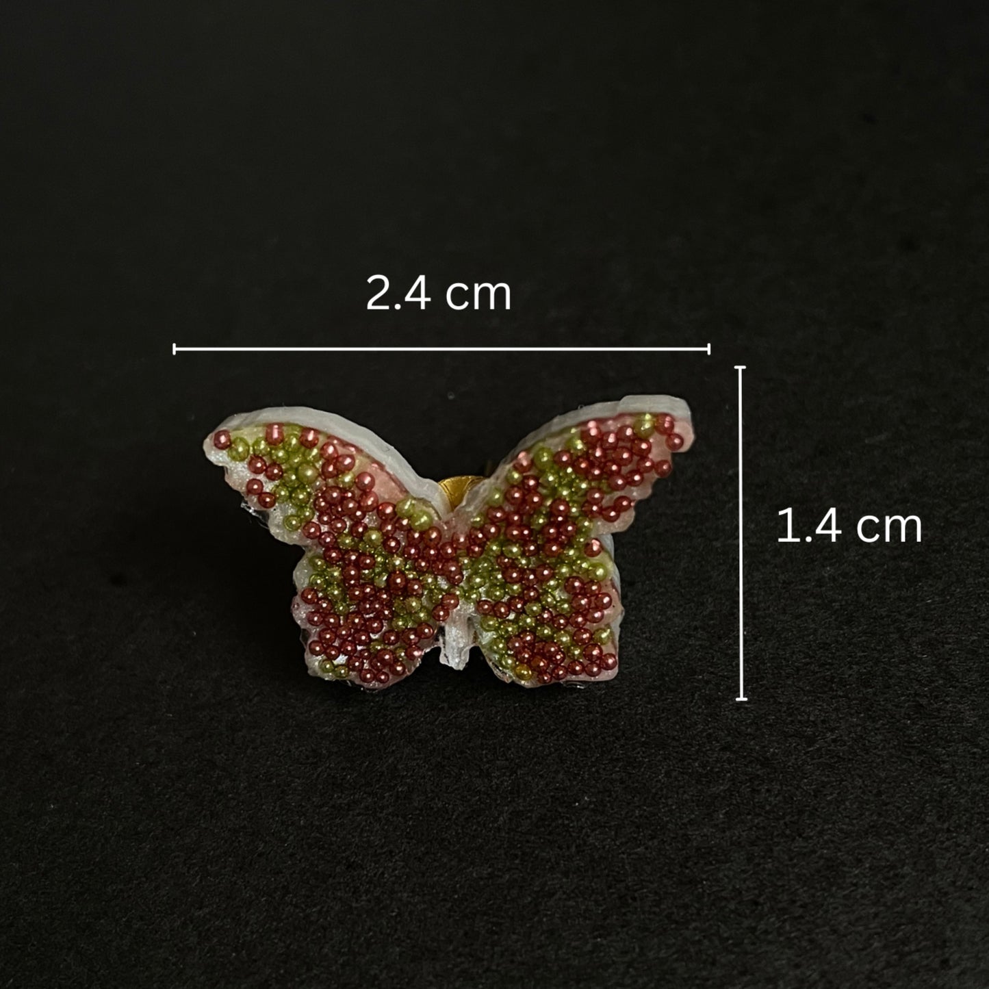 Funky Rhinestone butterfly studs