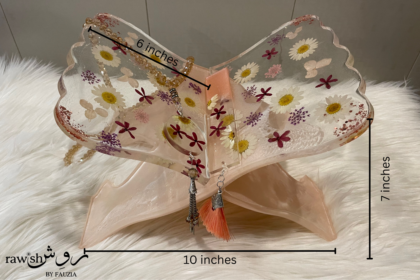 Floral Quran Stand