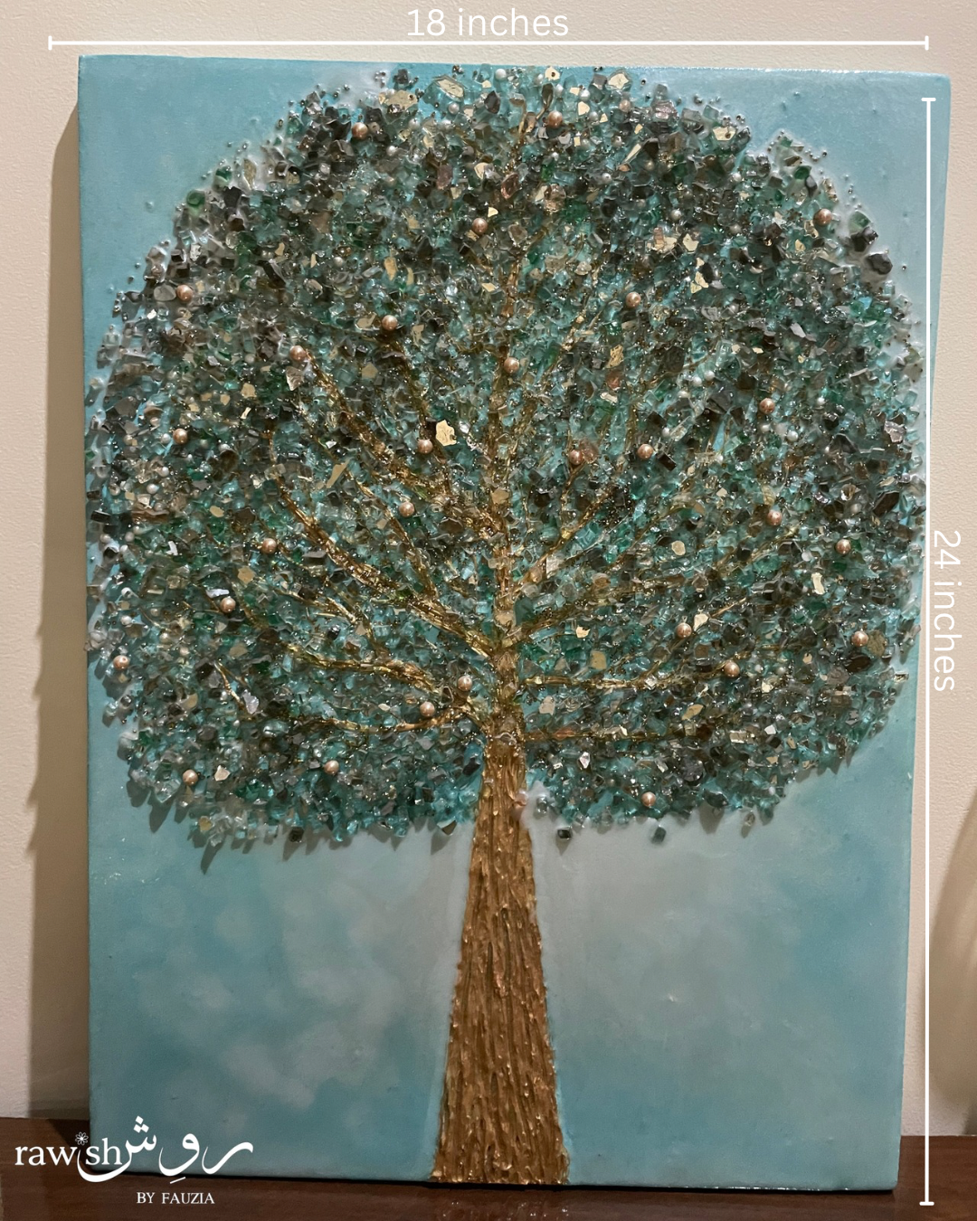 The Fortune Tree Resin Wall Hanging