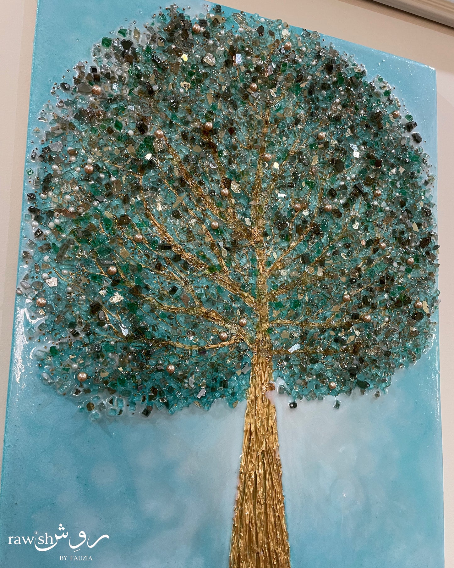 The Fortune Tree Resin Wall Hanging