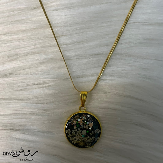 Classic Royal green floral Pendant