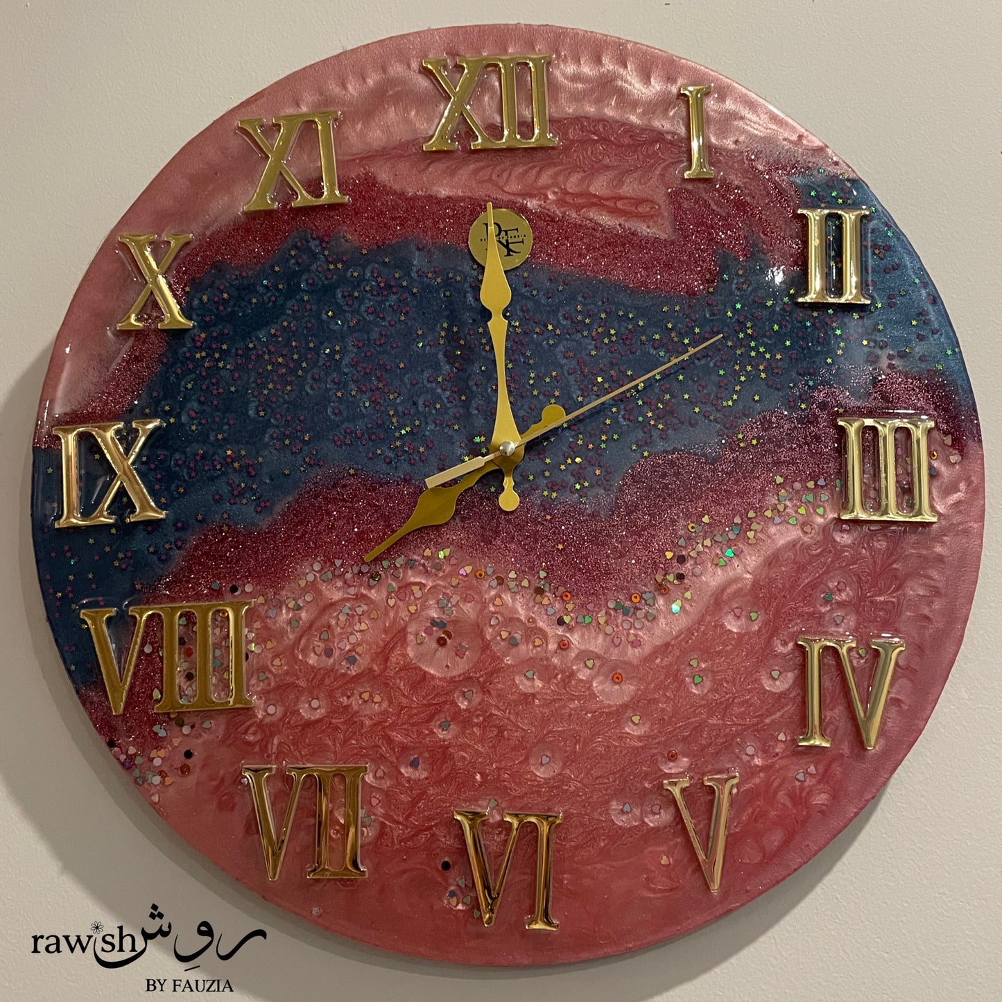 Galaxy Pop - Resin Wall Clock