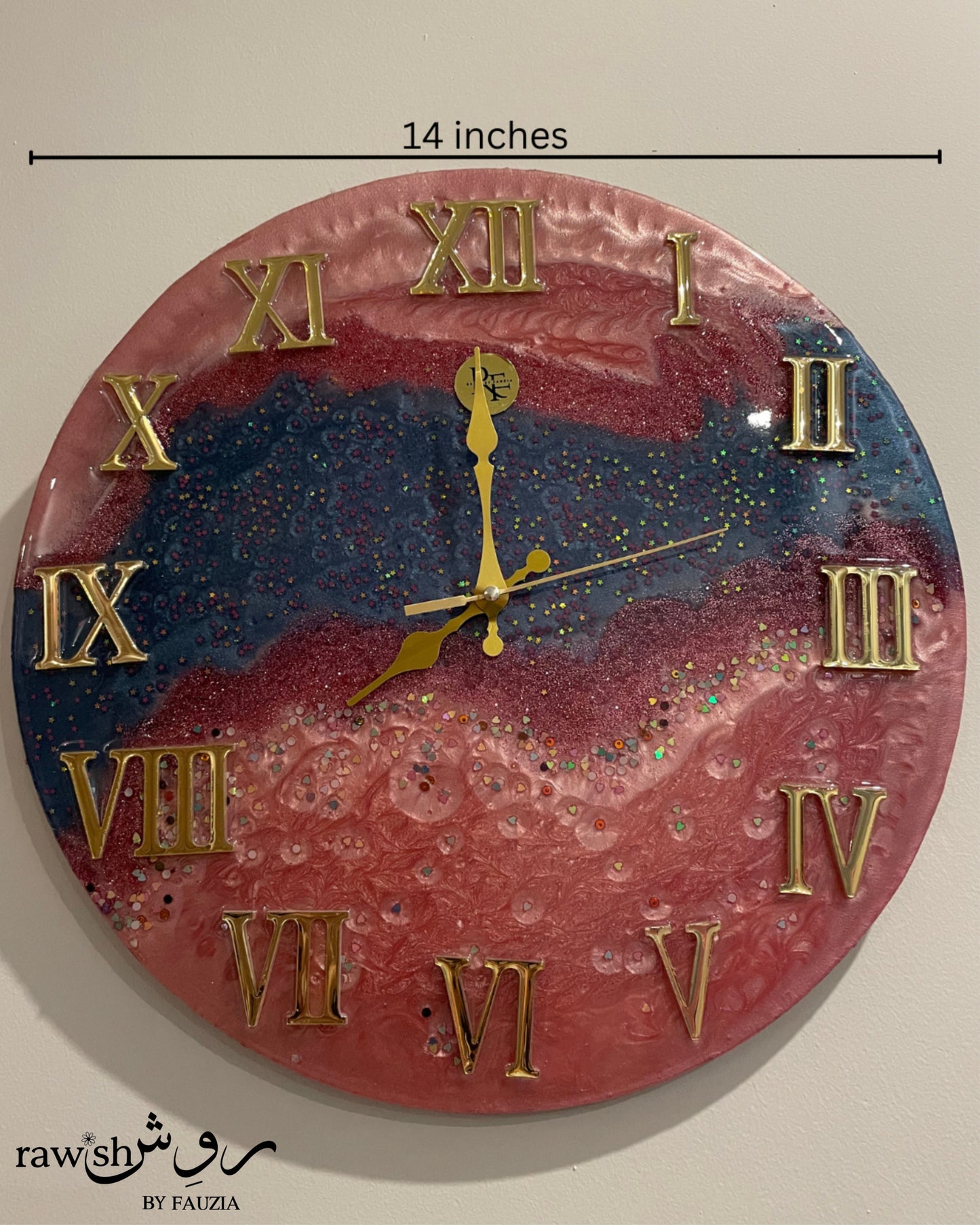 Galaxy Pop - Resin Wall Clock