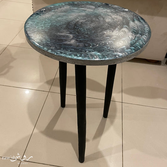 Swirly Resin Table