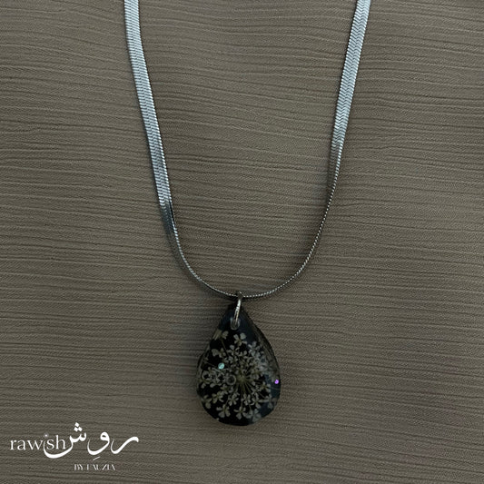 Classic Black Droplet Pendant