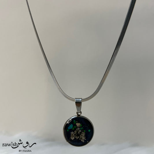 Classic Deep blue floral Pendants