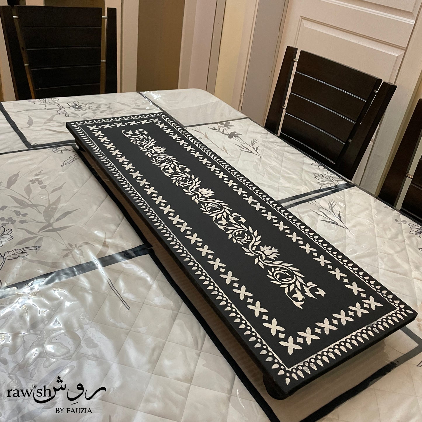 Black and White Table Riser