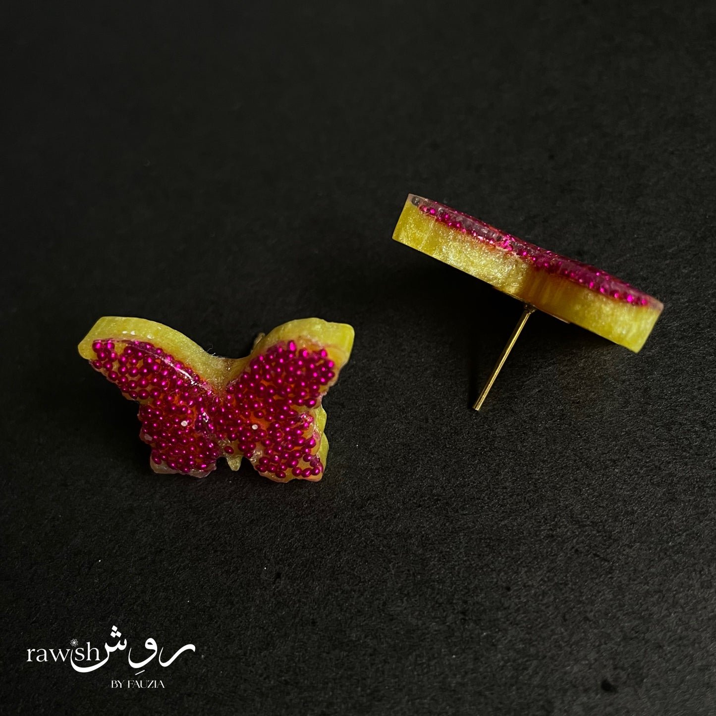 Funky butterfly studs